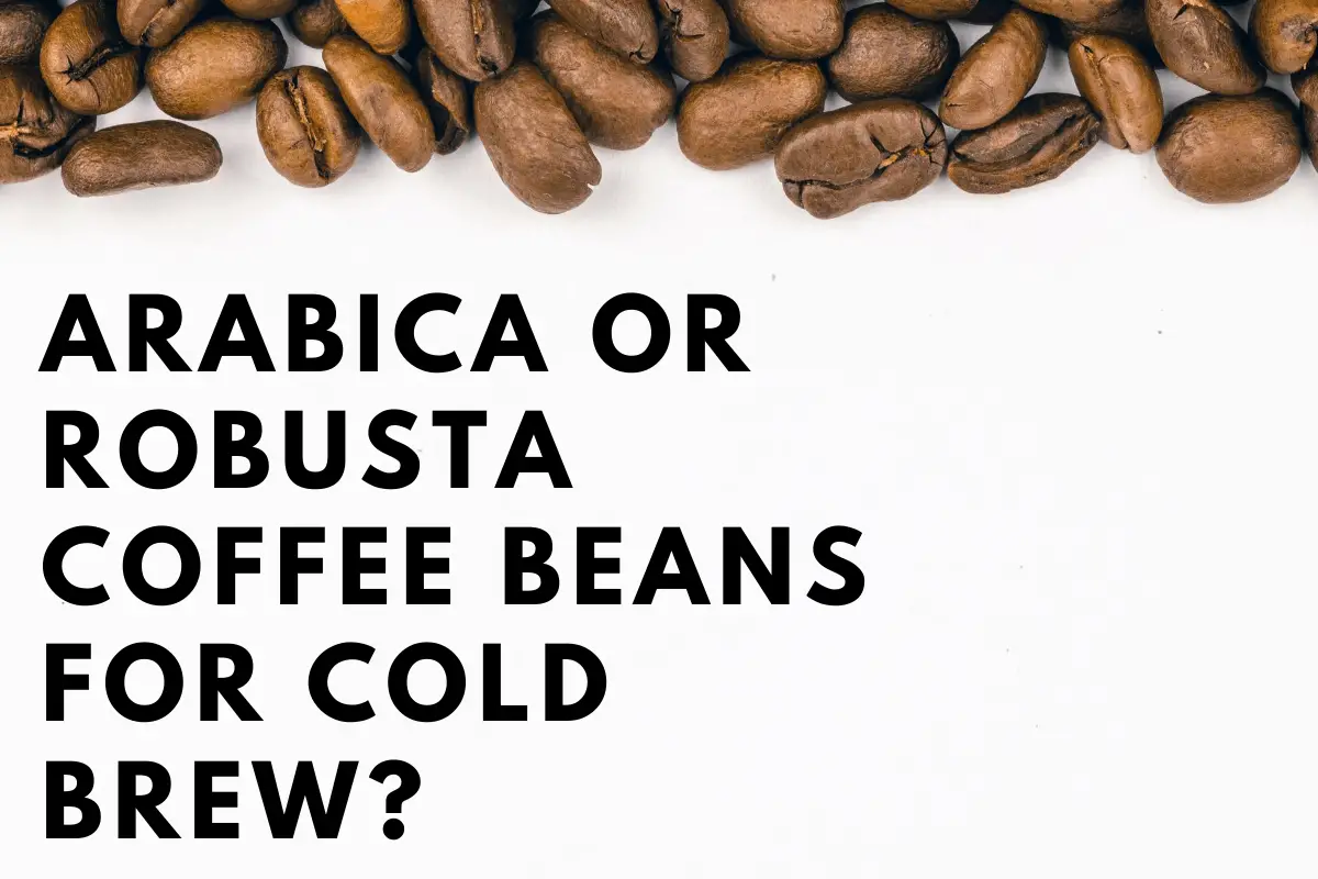 Arabica or Robusta coffee beans for cold brew header image