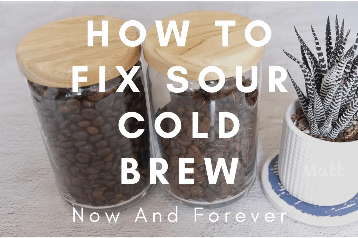 header image for how to fix sour cold brew