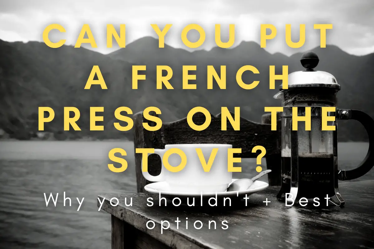 Can you put a French press on the stove header image
