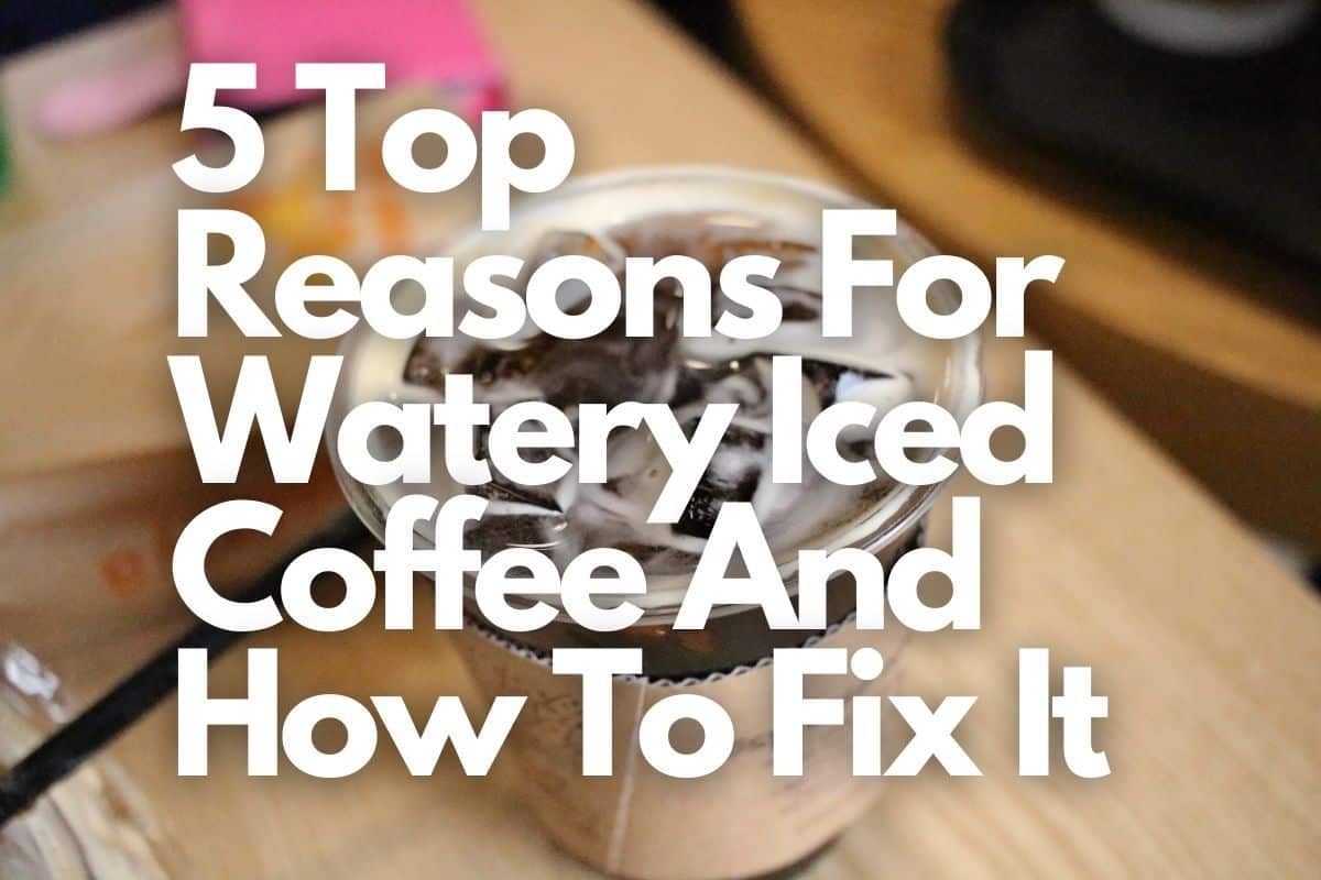 4 Top Reasons For Watery Iced Coffee And How To Fix It header image