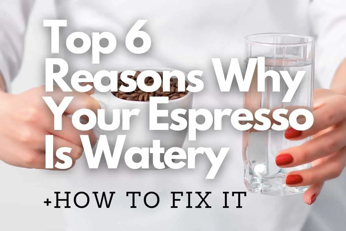Top 6 Reasons Why Your Espresso Is Watery header image