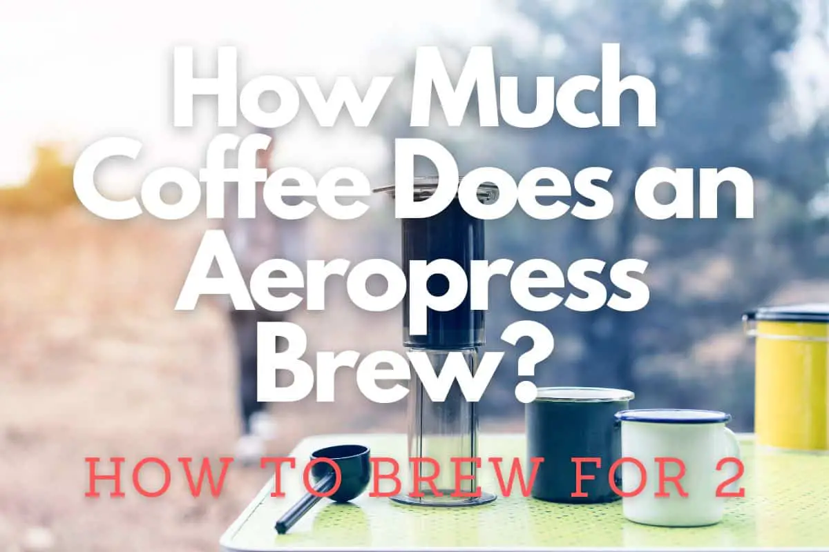 How Much Coffee Does an Aeropress Brew How To Brew For 2 header image